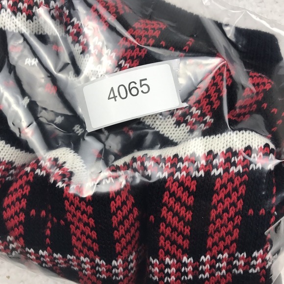 VTG AMERICAN PRIDE Sweater Men S Black Red Geometric ColorBlock 80s 90s MADE USA - Picture 16 of 16